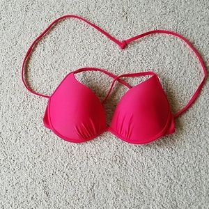 Body Glove red push up bikini top